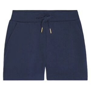 NEW WeWoreWhat Pull On Terry Shorts‎ Dressy Blue Nordstrom Size Medium High Rise
